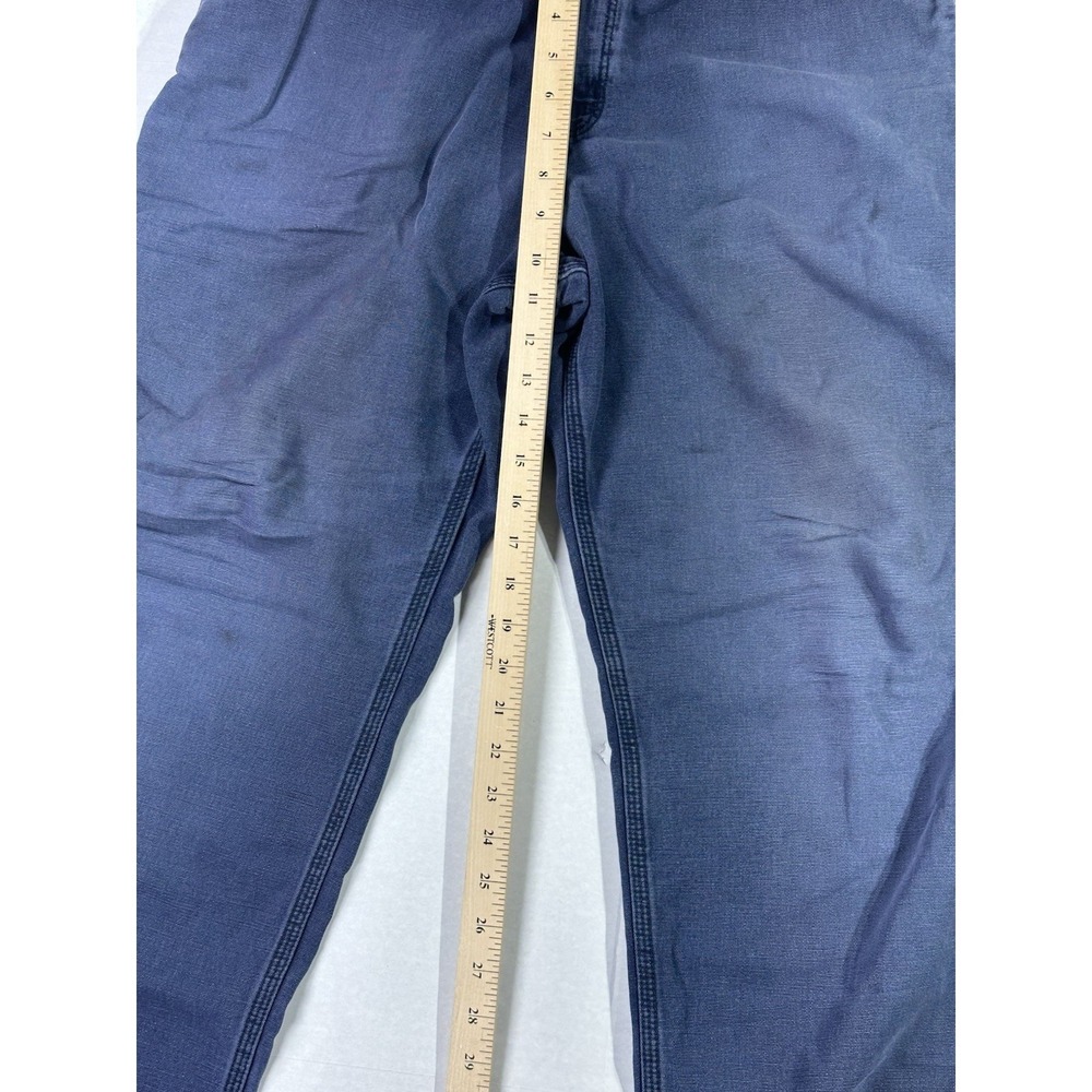 Carhartt FR Men's 36x32 Flame Resistant Work Pants Navy CAT 2 Original Fit - Picture 5 of 6